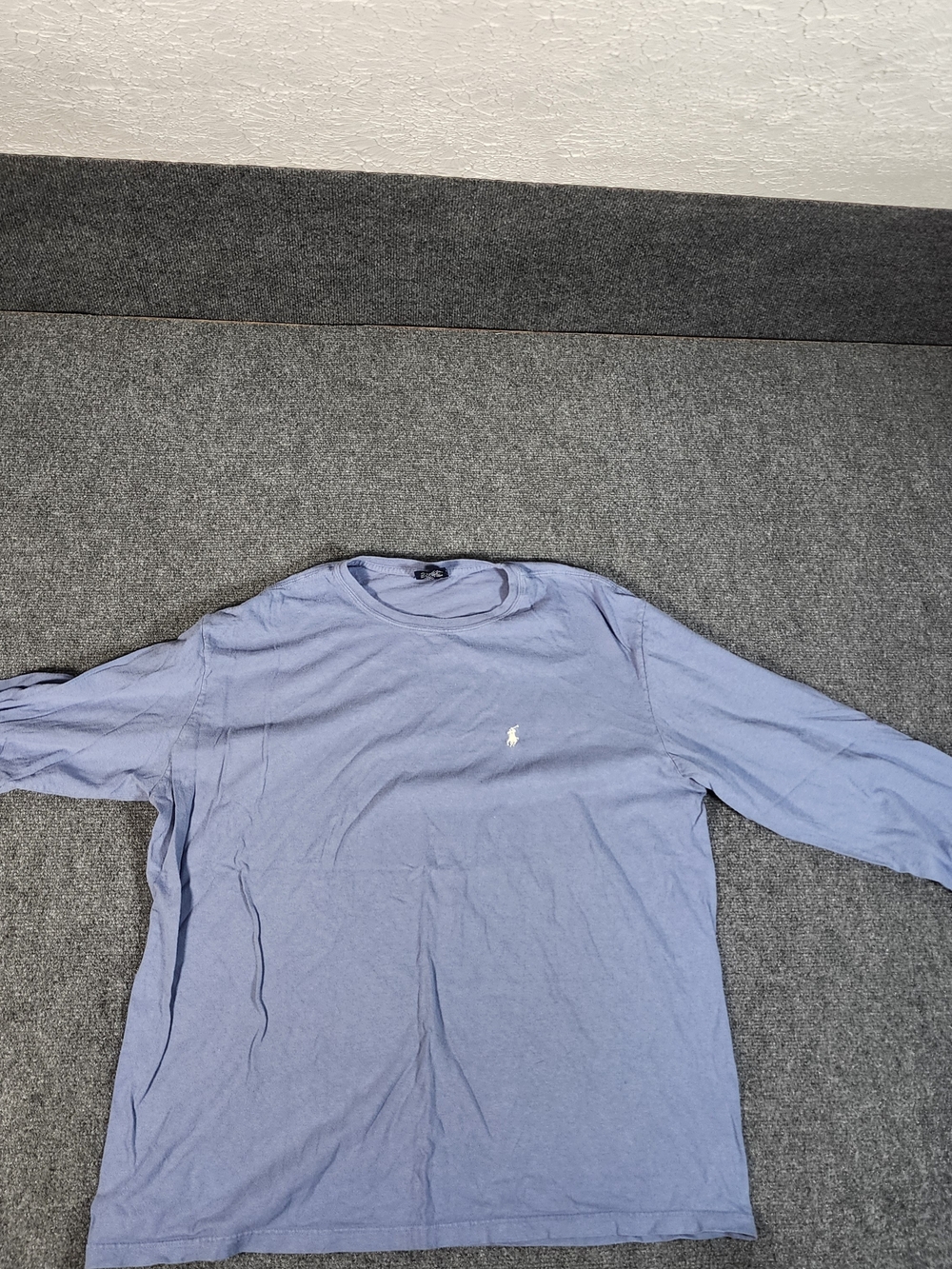 Polo by Ralph Lauren Light Blue Long Sleeve Crewneck Tee